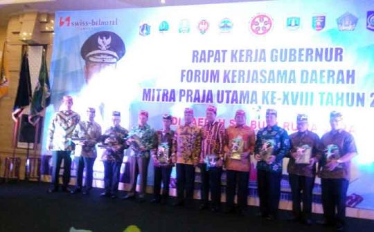 Pjs Gubernur Lampung Buka Raker Gubernur Mitra Praja Utama 2018