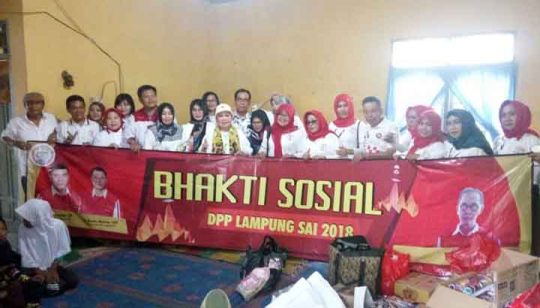 Lampung Sai Serahkan Bantuan untuk Panti Asuhan Toriqul Jannah