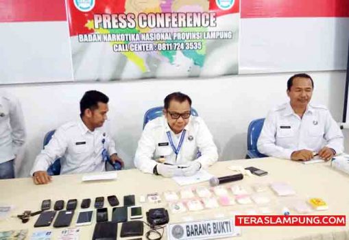 BNN Lampung: Chandra Jaringan Keempat Pengedar Narkoba di Lampung