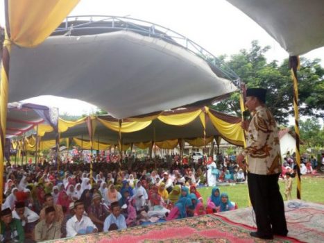 Kampanye di Punduh Pidada, Herman HN akan Perbaiki Jalan dan Pertanian Lampung
