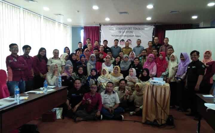 Dinsos Lampung dan Families First Gelar Pelatihan Manajemen Kasus