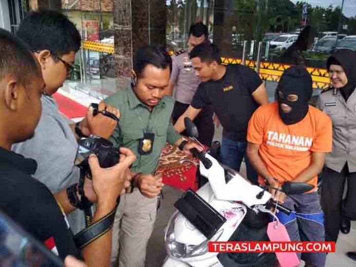 Curi Sepeda Motor, Pria Asal Lampung Timur Ditembak