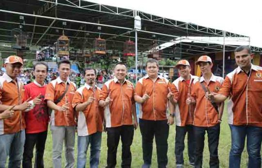 Ridho Ficardo Hadiri Lomba Burung Berkicau di Lamtim