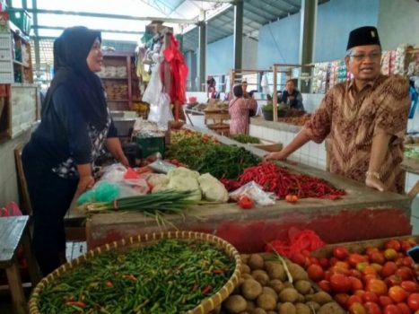 Sutono Blusukan Di Pasar Sidomulyo Lampung Selatan