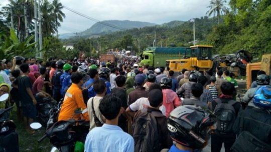 Jasa Raharja Berikan Santunan Korban Tabrakan Beruntun di Tanjakan Tarahan