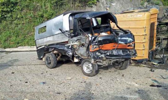 Korban Meninggal dalam Tabrakan Beruntun di Tanjakan Tarahan Jadi Enam Orang