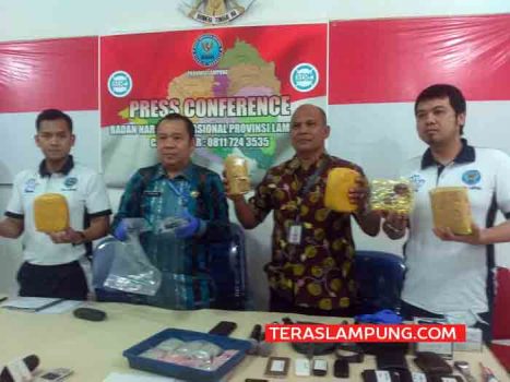 Dikendalikan dari Lapas, Inilah Kronologi BNN Lampung Bekuk Pengedar 6 Kg Sabu Senilai Rp 10,8 Miliar