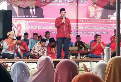 Herman HN Berkomitmen Jadikan Lampung Timur Sebagai Lumbung Pangan