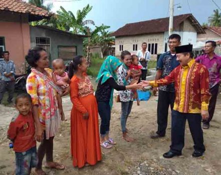 Blusukan di Natar, Heman HN Sampaikan Program Kesejahteraan Rakyat