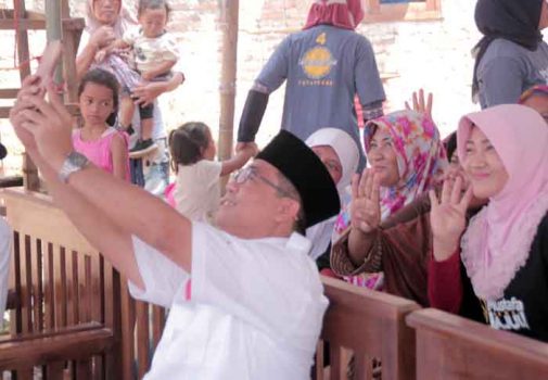 Sosialisasi KJ4 di Tanjungbintang, Cagub Ahmad Jajuli Direspons Positif