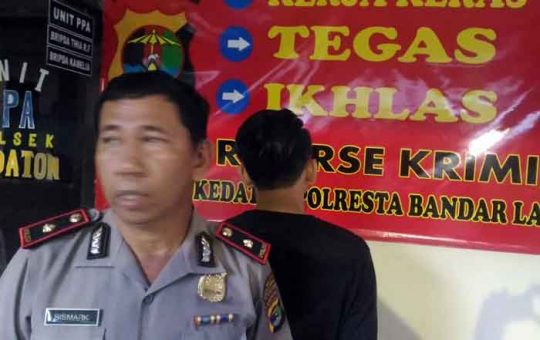 Penjambret Buron Polsek Kedaton Dibekuk Saat Pulang ke Rumah