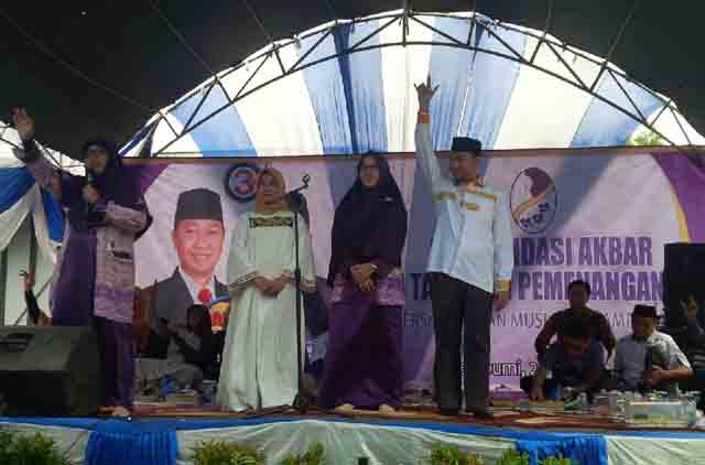 Pilbup Lampung Utara, Persatuan Muslimah Dukung Agung