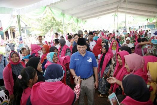Warga dari Tujuh Desa di Kecamatan Melinting Lampung Timur Siap Menangkan Ridho