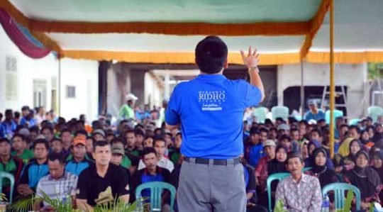 Ridho Ficardo Programkan Kejayaan Lada Lampung