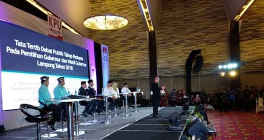 Debat Kandidat, Ini Program yang akan Dijalankan Cagub-Cawagub Lampung