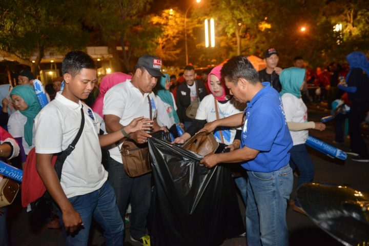 Ini Aksi Relawan Ridho-Bachtiar Usai Debat Pilgub Lampung Tadi Malam