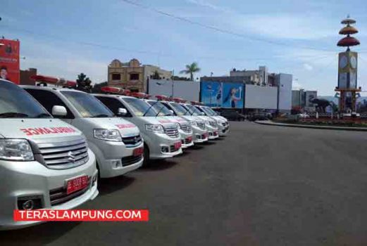 Ini 12 Ambulans Gratis yang Siap Antar Warga Bandarlampung yang Sakit ke Rumah Sakit