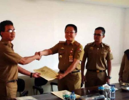 Franstorry Resmi Jabat Plt Kadis PUPR Lampung Utara