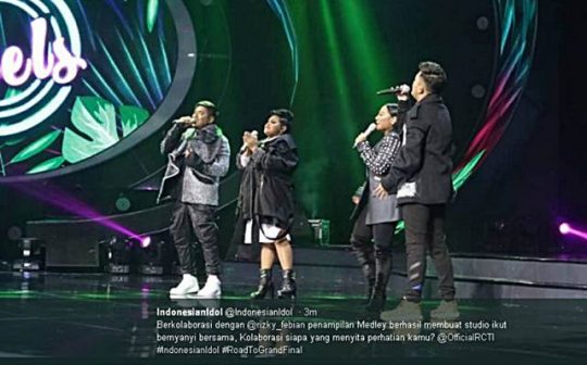 Ini Komentar Juri tentang Kolabosari 3 Besar Indonesian Idol 2018 – Rizky Febian
