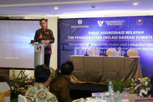 Kemenko Perekonomian, BI, dan TPID Bahas Pengendalian Inflasi Sumatera