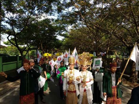 Galeri Foto Parade Budaya Orang Lampung KPU Bandarlampung