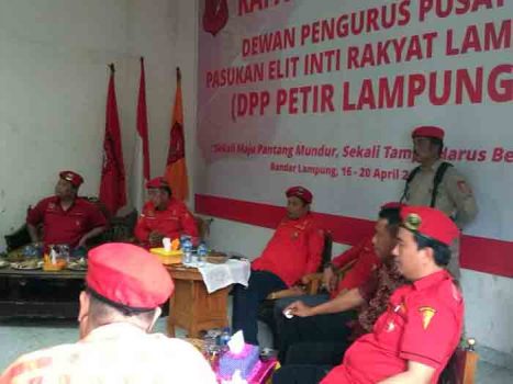 Gelar Rakor, DPP Petir Lakukan Pergantian Pengurus