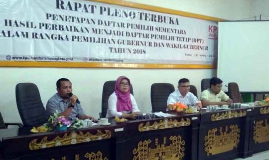 Jelang Pemilu 2019, KPU Bandarlampung akan Gelar Parade Budaya