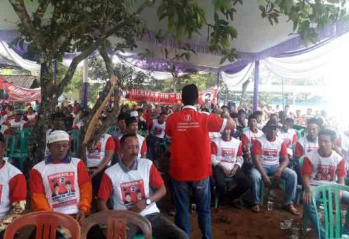 Sahabat Herman HN Konsolidasi di Bumi Ratu Nuban Lampung Tengah