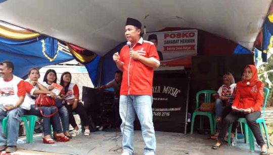 Masyarakat Lampung Utara Ingin Rasakan Sekolah dan Berobat Gratis Herman HN