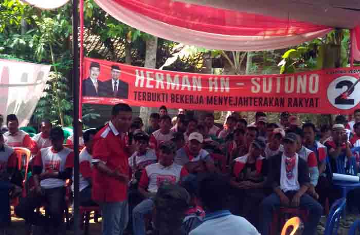 Konsolidasi di Semaka, Sahabat Herman Ajak Masyarakat Coblos Nomor 2