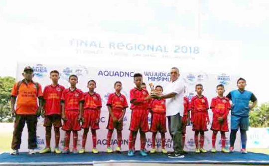 Juara 4 Sepak Bola Danone Cup U-12, SSB INJ Buat Kapolres Tuba Bangga