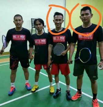 Diprotes Jubir Herman HN, Dua Staf KPU Ini Tampak Bangga Pakai Kaus Ridho Ficardo