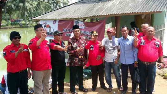 Sutono Lakukan Konsolidasi dengan Relawan Goro Tanggamus