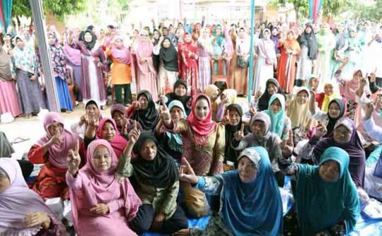 Yustin Ajak Warga Margorejo Menangkan Ridho-Bachtiar