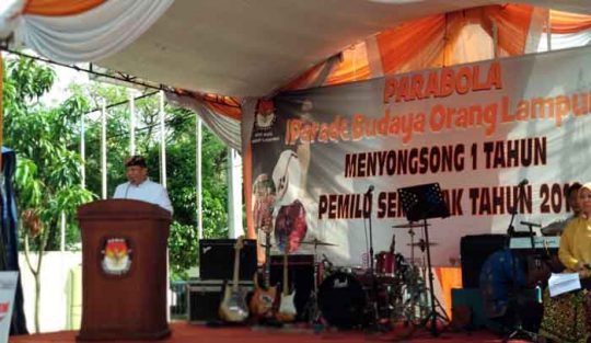 Yusuf Kohar Apresiasi Parabola yang Digelar KPU Bandarlampung