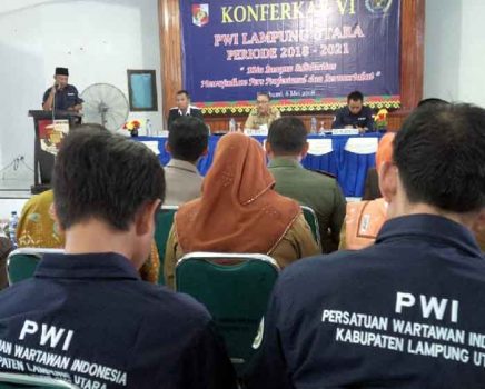 PWI Lampung Utara Gelar Konferkab