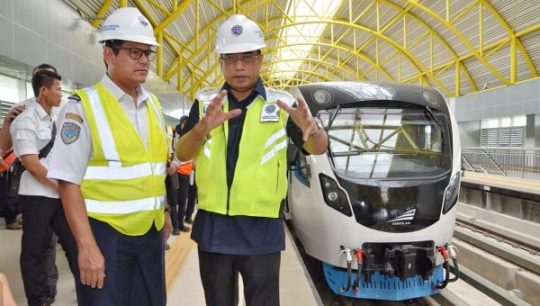 LRT Palembang Ditargetkan Beroperasi pada15 Juli 2018