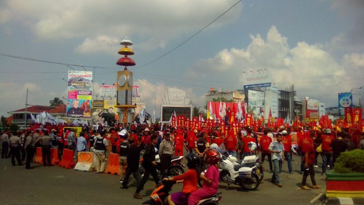 Demo May Day di Lampung, TKA Tambah Sengsara Rakyat
