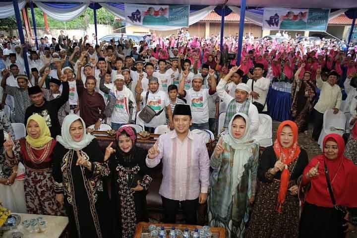 Ridho Ficardo Berbuka Puasa Bersama dengan Warga Bandarlampung