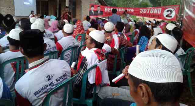 Sahabat Herman HN dan Masyarakat Lampung Tengah Terus Kampanyekan Anti Politik Uang