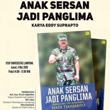 Buku “Anak Sersan Jadi Panglima” akan Dibedah di Unila