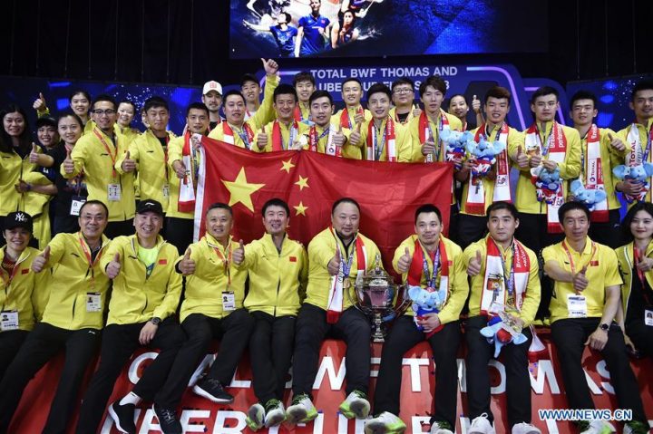 Taklukkan Jepang 3-1, Tiongkok Kembali Juara Thomas Cup