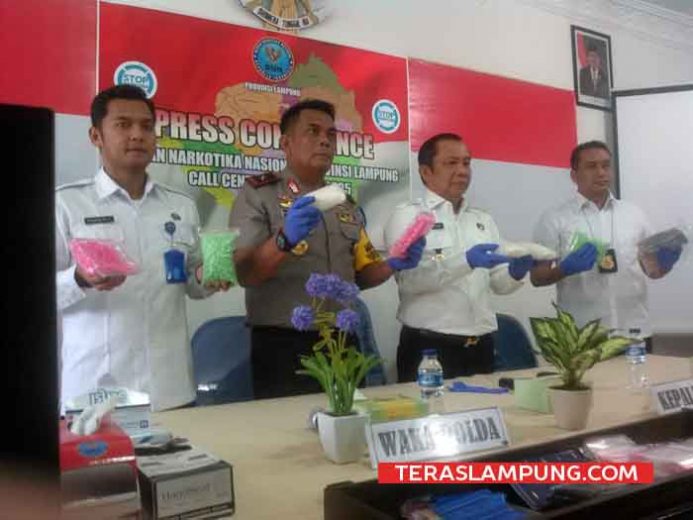 Bisnis Sabu-Ekstasi dari Lapas Kalianda, BNNP: Empat Polisi di Lamsel Jadi Pelanggan Narkoba