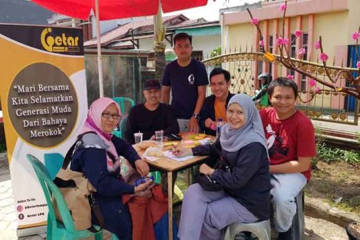 Getar Lampung Tampung Curhatan Anak Muda Soal Bahaya Rokok