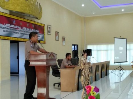 300 Polisi di Lampung Ikuti Lokakarya Literasi Digital
