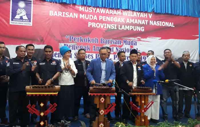 Zulkifli Hasan Buka Muswil BM PAN Lampung