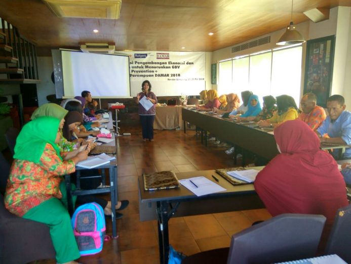 Damar Gelar Pelatihan Pemetaan Potensi Pengembangan Ekonomi Desa