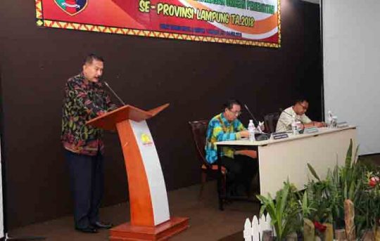 Pemprov Lampung Gelar Rakor Penyelenggaraan Urusan Pemerintahan Konkuren