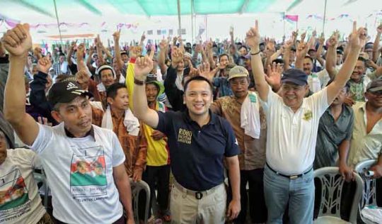Pilgub Lampung, Masyarakat Bandar Sribawono Berharap pada Ridho Bachtiar