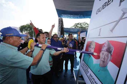 Kampanye di Metro, SBY Ingatkan Masyarakat Lampung Pilih Ridho-Bachtiar